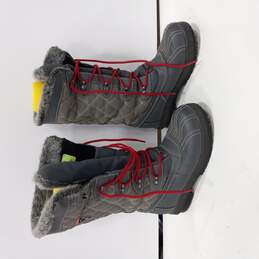 Men's Gray Snow Boots Size 6 alternative image