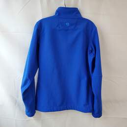 Men Size Small Blue Zipper Jacket with Gray Lining alternative image