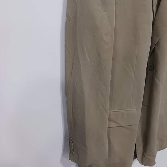 Alfani Tan Silk Sport Coat Men's Size 48L image number 3