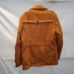 Jingpin Fushi Button Up Wool Blend Overcoat Jacket Size M alternative image