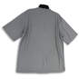 Mens Gray Short Sleeve Crew Neck Side Slit Pullover T-Shirt Size X-Large image number 2