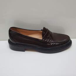 J. Crew Brown Patent Leather Rowan Penny Loafer Size 9.5 alternative image