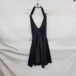 Guess By Marciano Black Fit & Flare Mini Halter Dress WM Size 2 NWT