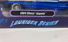 Street Low LowRider Series 1964 Chevy Impala Royal Blue Diecast Car by Jada alternative image