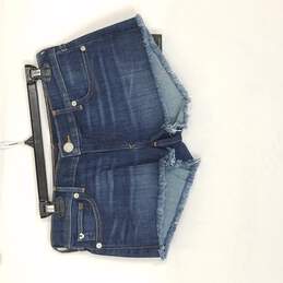True Religion Women Blue Jean Shorts Sz 29 NWT
