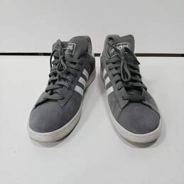 Men's Adidas Grey Suede Campus Sneakers Size 13