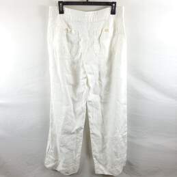 Lauren Ralph Lauren Women White Twill Pants Sz 6 alternative image