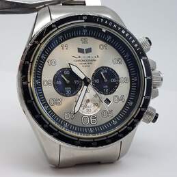 Vestal ZR3015 Oversize 52mm ZR3 Chronograph Brushed Silver Watch 229g