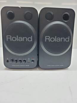 Roland MA-8 Black 8W Stereo Pair Micro Powered Monitor Speakers