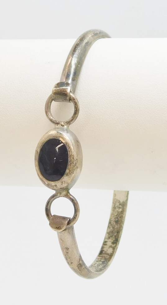 Taxco 925 Faux Onyx Jewelry 23.5g image number 2