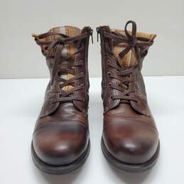 Taos Women's Captain Boot Brown Leather Size 10-10.5