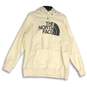 NWT The North Face Mens Cream Long Sleeve Kangaroo Pocket Pullover Hoodie Sz XL image number 1