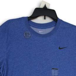 NWT Nike Mens Blue Short Sleeve Crew Neck Pullover T-Shirt Size Medium alternative image