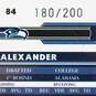 2006 Shaun Alexander Donruss Threads Blue 180/200 Seahawks image number 4