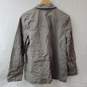Eileen Fisher Gray Cotton Button-Up Shirt Jacket Women's LG image number 2
