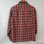 Patagonia Red Gray Plaid Button Up LS Shirt M image number 2