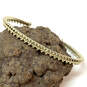 Designer Kendra Scott Gold-Tone Rhinestone Pointed Ends Cuff Bracelet image number 1
