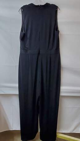 White House Black Market Black SL Grommet Jumpsuit Women's Size XL alternative image