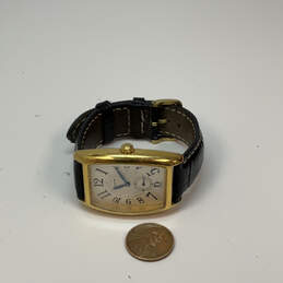 Designer Coach Gold-Tone Adjustable Leather Band Classic Analog Wristwatch alternative image