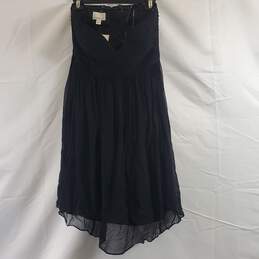 Donna Morgan Black Strapless Dress Sz 10 NWT