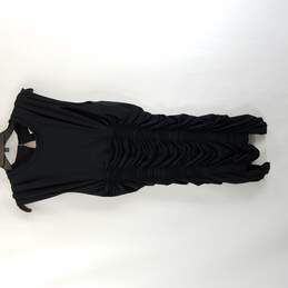 Alexander Wang Black Ruched Sleeveless Dress