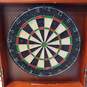 Steel Tip Double Sided Dart Board in Wooden Case image number 3