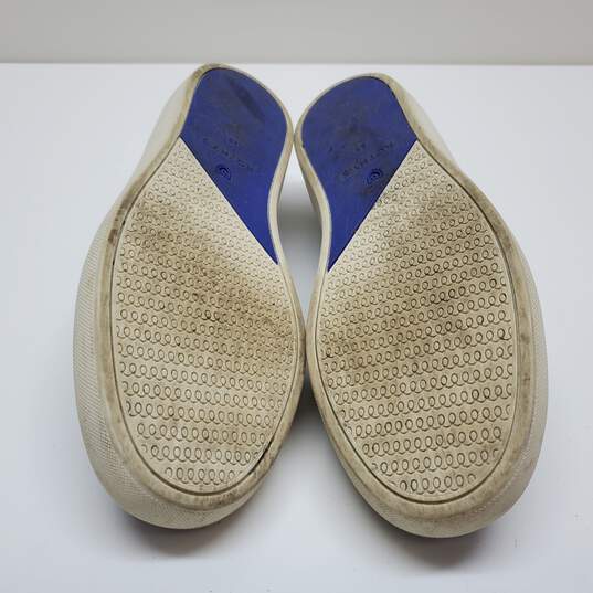 Rothys Blue Riviera Pinstripe Slip On Shoes Womens 8.5 Casual image number 7