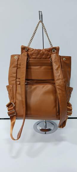 Miss Fong Women's Brown Leather Diaper Bag alternative image