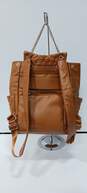 Miss Fong Women's Brown Leather Diaper Bag image number 2