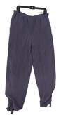 Mens Blue Elastic Waist Pull On Ankle Zip Jogger Pants Size Large image number 3