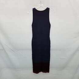 Rag & Bone Navy Blue & Burgundy Knit Sleeveless Sweater Dress WM Size XS alternative image
