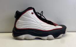 Nike Jordan Pro Strong Black, Varsity Red, White Sneakers 407285-005 Size 11.5