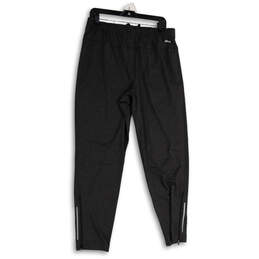 NWT Womens Gray Elastic Waist Tapered Fit Stretch Jogger Pants Size Large alternative image