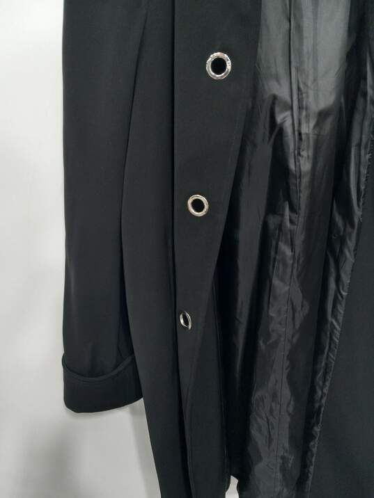 Women's Michael Kors Black Over Coat Sz L image number 3