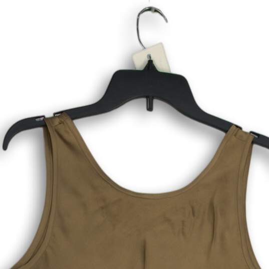 NWT Vince Womens Brown Scoop Neck Sleeveless Tank Top Size Medium image number 4