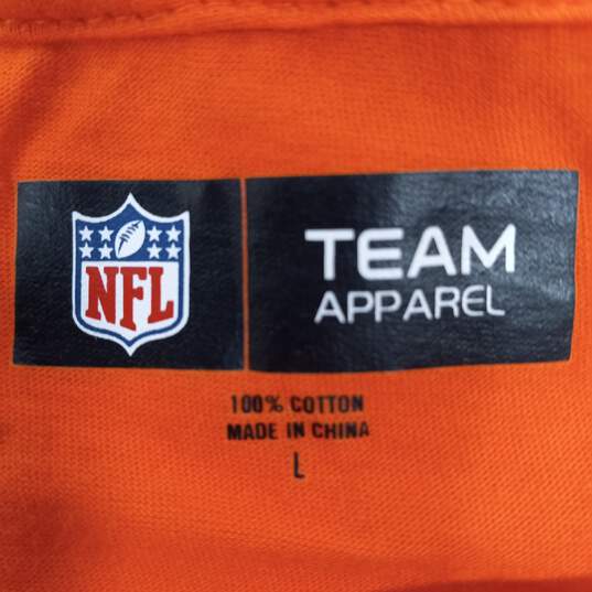 NFL Team Apparel Women's Denver Broncos Long Sleeve Shirt size L NWT image number 3