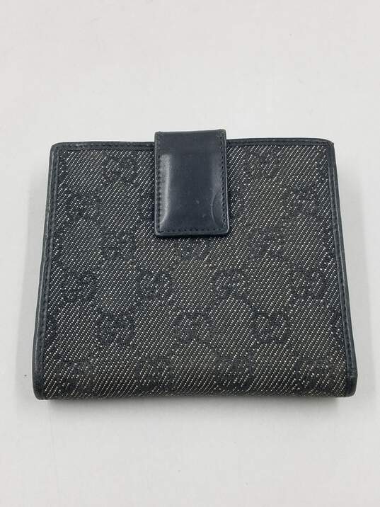 Authentic Gucci GG Black Bi-Fold Wallet image number 2