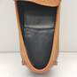 Zanzara Masaccio Leather Moccasin Loafers Oak 8.5 image number 9