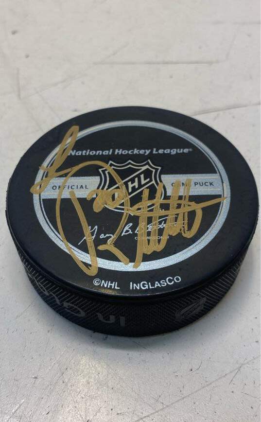Los Angeles Kings Hockey Puck Signed by Luc Robitaille image number 2