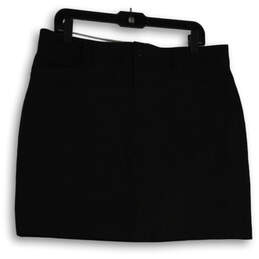 Womens Black Flap Front Cutoff Pocket Short Skort Skirt Size 12