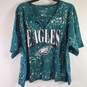 Wear By Erin Andrews Women Green Graphic Shirt 1X image number 1