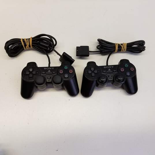 Sony PS2 controllers - Lot of 10, black >>FOR PARTS OR REPAIR<< image number 4
