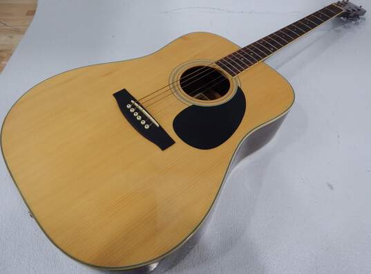 Hohner Brand HW-400N Model Wooden Acoustic Guitar w/ Soft Gig Bag image number 2
