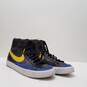Nike Blazer Mid Peace, Love, Basketball Black, Blue, Yellow Sneakers DC1414-001 Size 9.5 image number 3