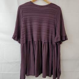 Free People Purple Knit Midi Dress Women's S/P alternative image