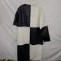 Asos Design Oversized Faux Leather Patchwork Button Up Jacket Size L image number 2