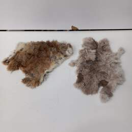 2PC Assorted Colored Fur Pelt Bundle