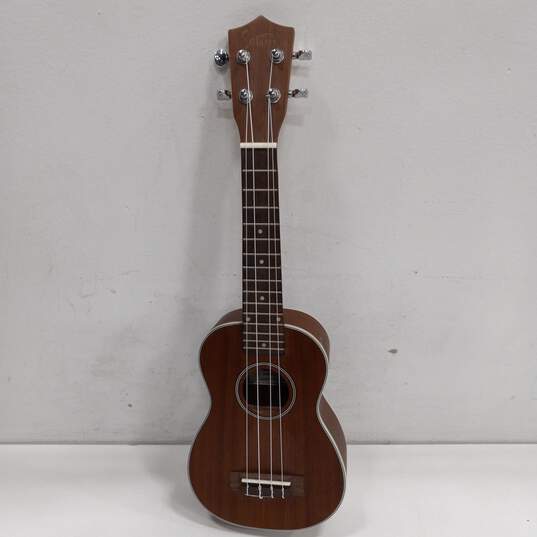 Glarry Brown Acoustic 4-String Ukulele Model UK203 image number 1