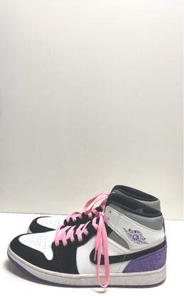 Air Jordan 1 Mid SE Varsity Purple Casual Sneakers Men's Size 13