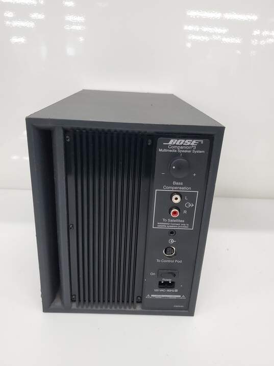 Bose Companion 3 Multimedia Speaker System+ MIni Sparker Untested image number 2